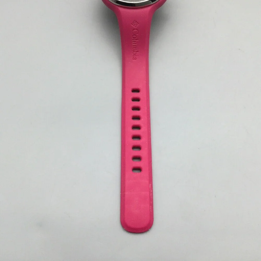 Columbia Escapade Watch Women 37mm Pink Dial Silver Tone New Battery - Picture 10 of 15